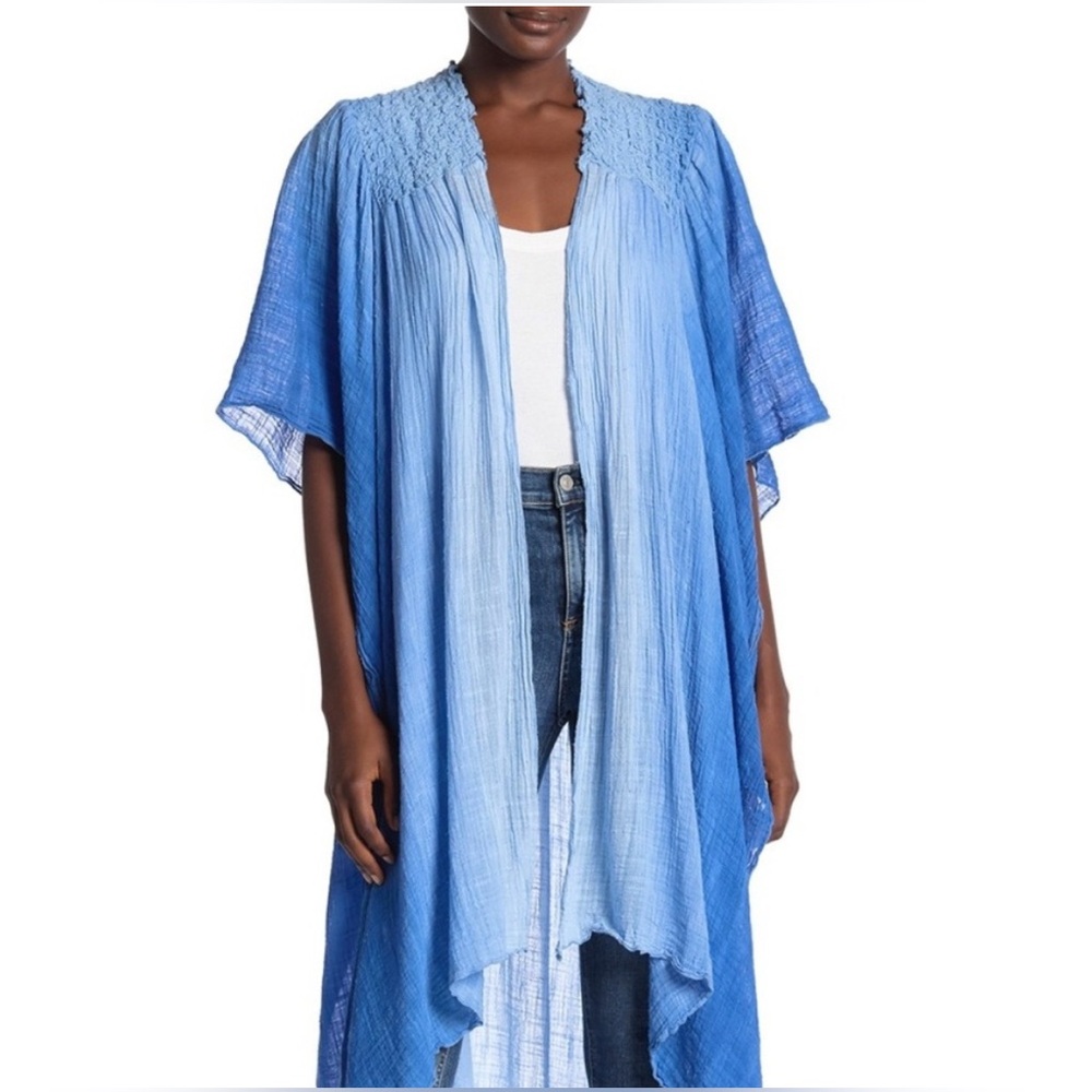 Free People Vibrant Blue Wrap